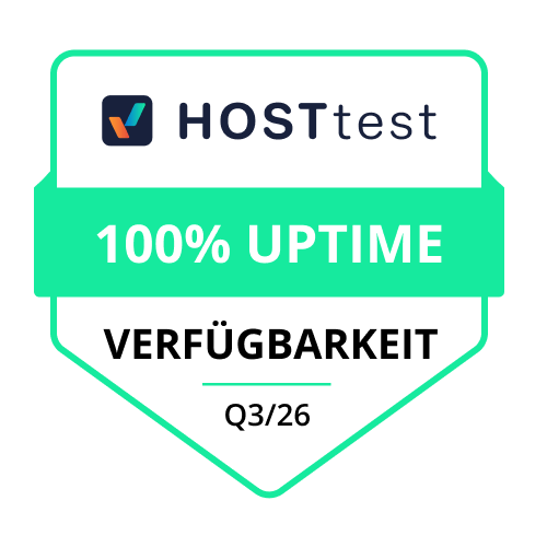 HOSTtest 100% Uptime Q3 2026