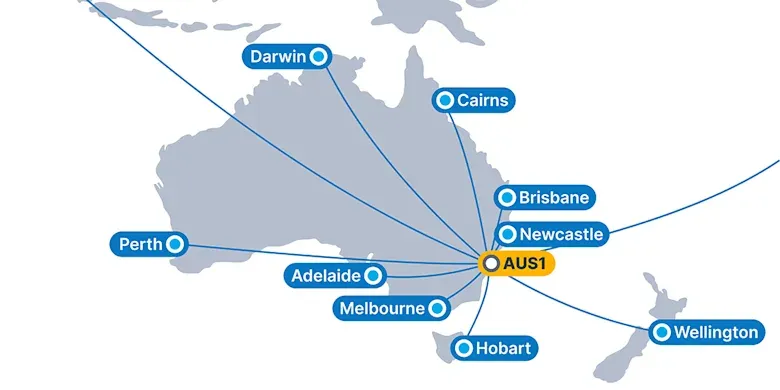 master template premium connectivity location Australia 
